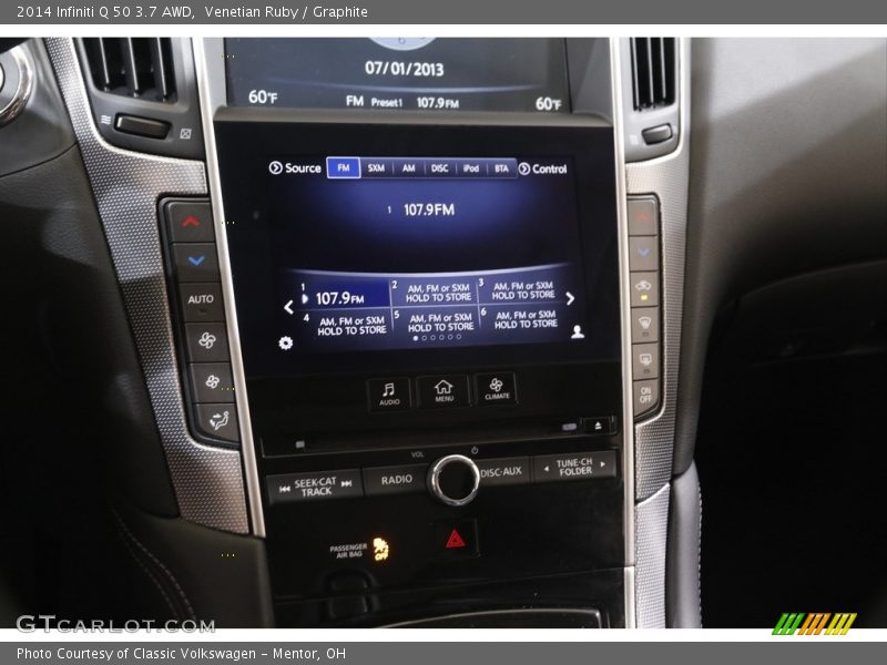Venetian Ruby / Graphite 2014 Infiniti Q 50 3.7 AWD