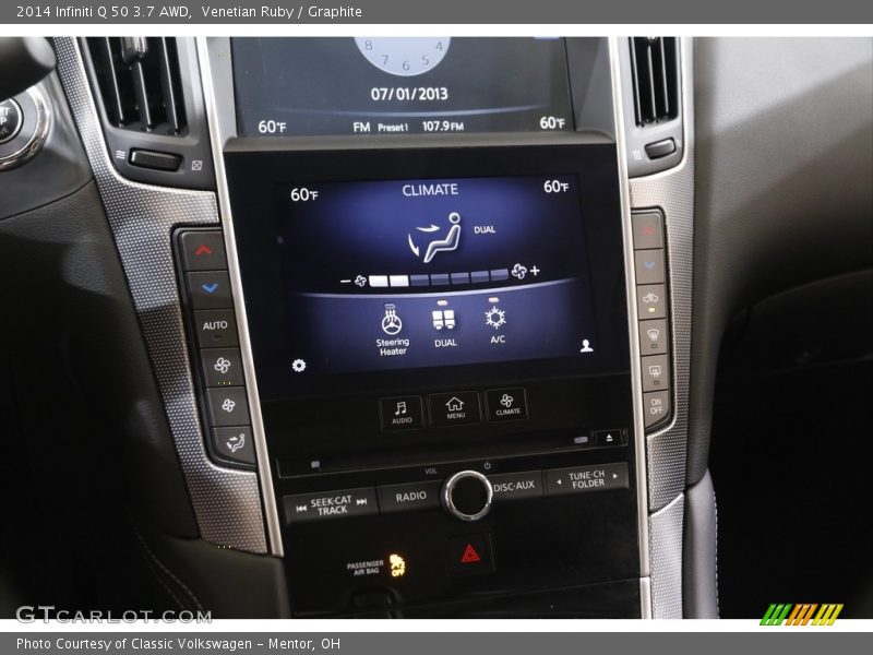 Venetian Ruby / Graphite 2014 Infiniti Q 50 3.7 AWD