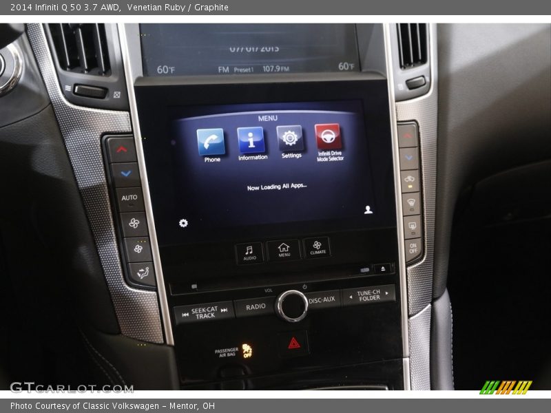 Venetian Ruby / Graphite 2014 Infiniti Q 50 3.7 AWD