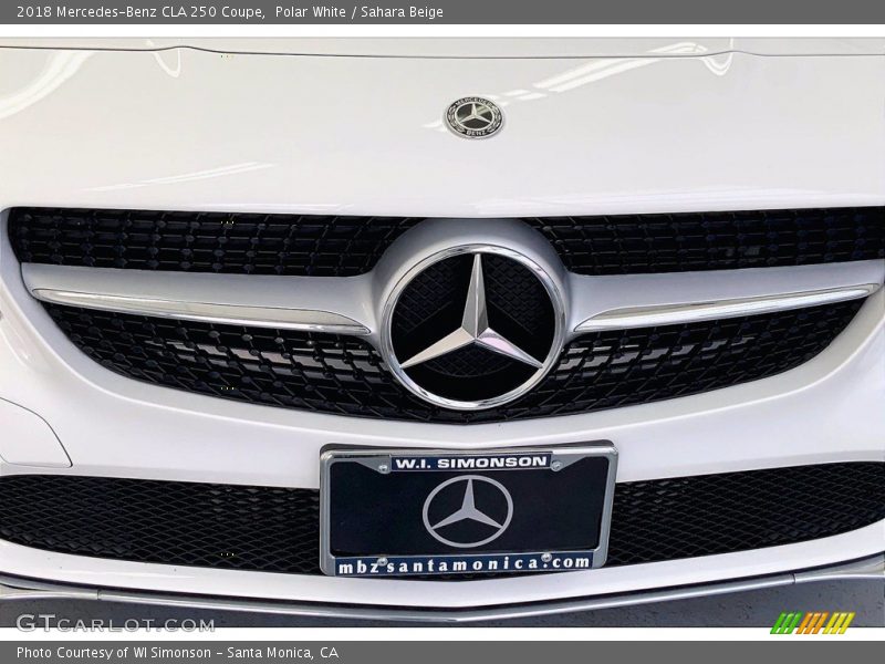 Polar White / Sahara Beige 2018 Mercedes-Benz CLA 250 Coupe
