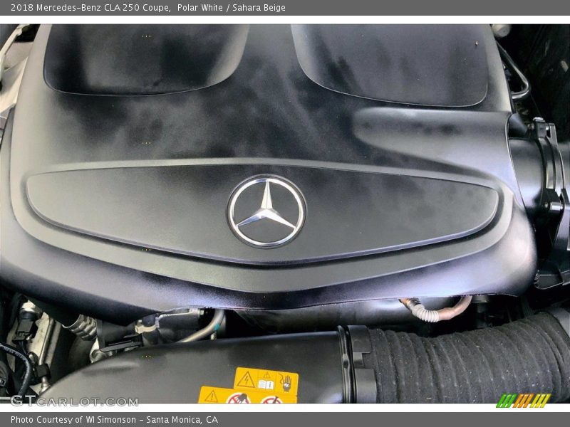 Polar White / Sahara Beige 2018 Mercedes-Benz CLA 250 Coupe