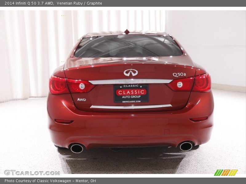 Venetian Ruby / Graphite 2014 Infiniti Q 50 3.7 AWD