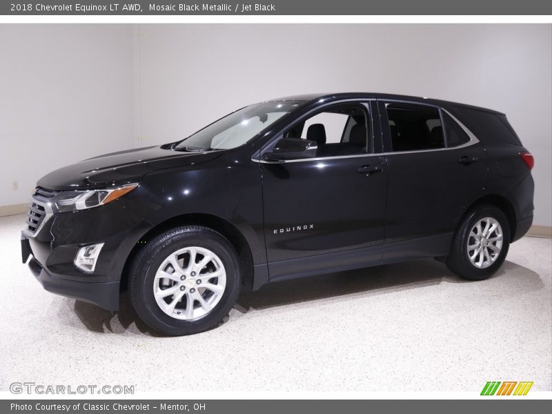 Mosaic Black Metallic / Jet Black 2018 Chevrolet Equinox LT AWD