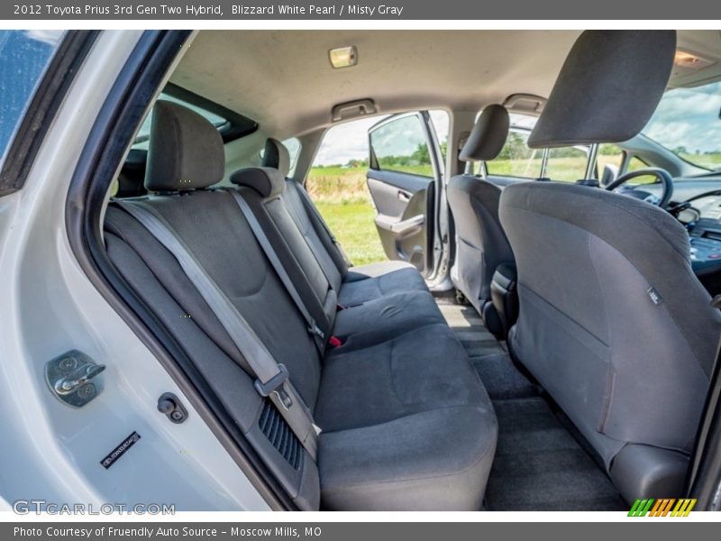 Blizzard White Pearl / Misty Gray 2012 Toyota Prius 3rd Gen Two Hybrid