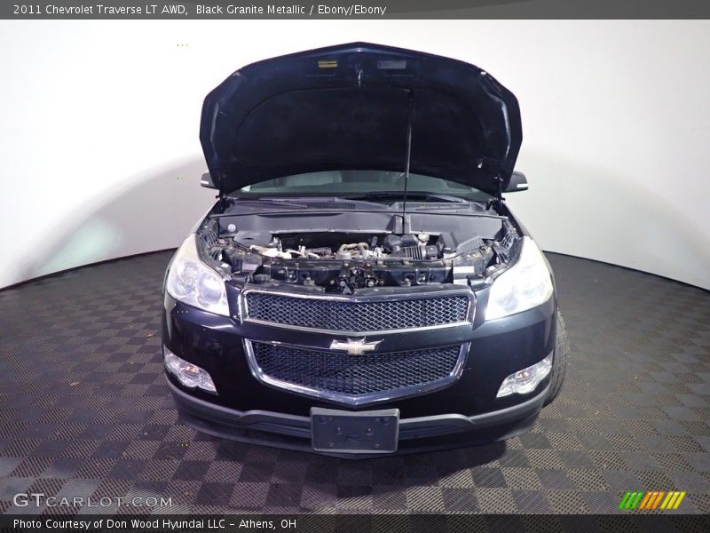 Black Granite Metallic / Ebony/Ebony 2011 Chevrolet Traverse LT AWD
