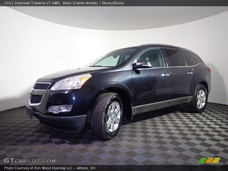 Black Granite Metallic / Ebony/Ebony 2011 Chevrolet Traverse LT AWD