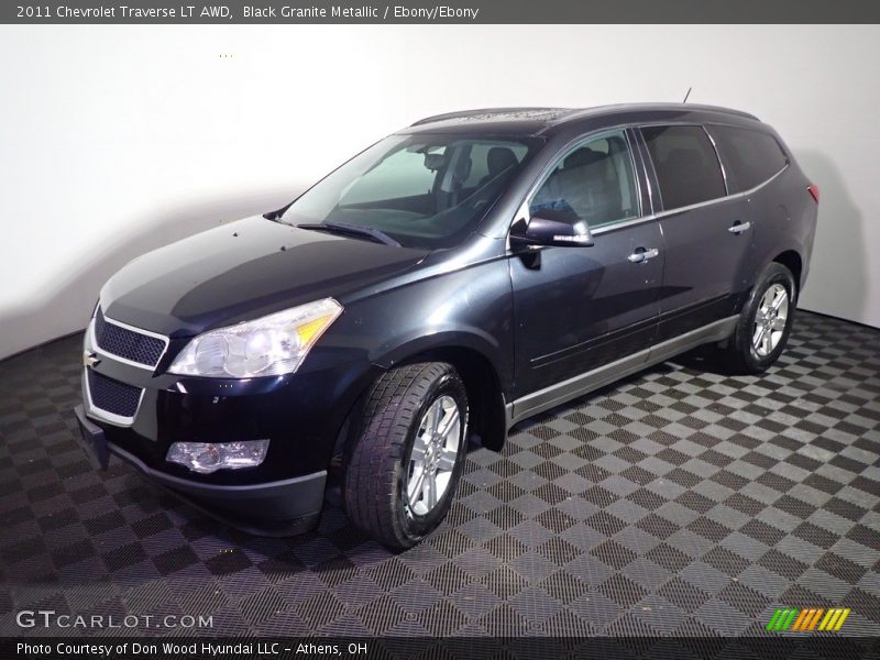 Black Granite Metallic / Ebony/Ebony 2011 Chevrolet Traverse LT AWD