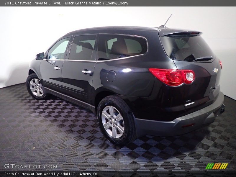 Black Granite Metallic / Ebony/Ebony 2011 Chevrolet Traverse LT AWD