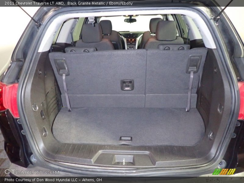 Black Granite Metallic / Ebony/Ebony 2011 Chevrolet Traverse LT AWD