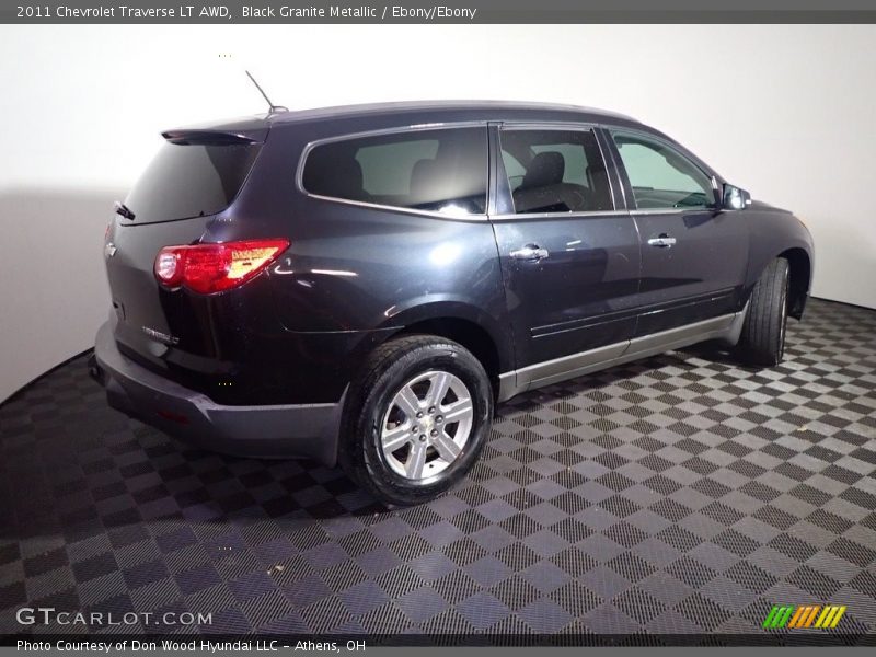 Black Granite Metallic / Ebony/Ebony 2011 Chevrolet Traverse LT AWD