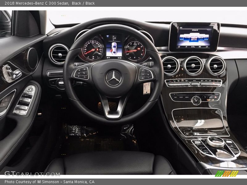 Black / Black 2018 Mercedes-Benz C 300 Sedan