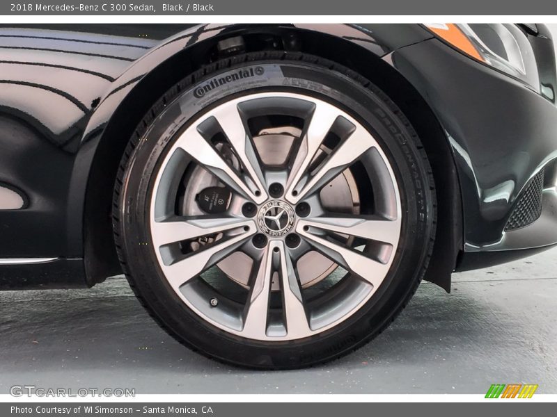 Black / Black 2018 Mercedes-Benz C 300 Sedan
