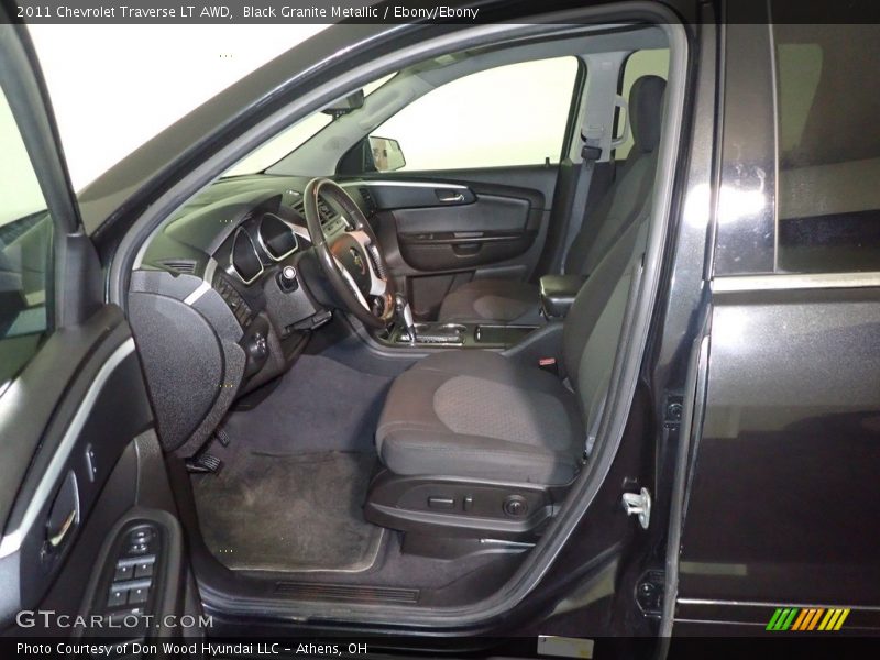 Black Granite Metallic / Ebony/Ebony 2011 Chevrolet Traverse LT AWD