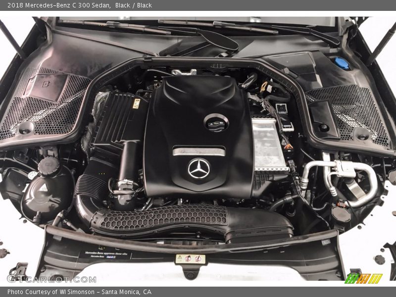 Black / Black 2018 Mercedes-Benz C 300 Sedan