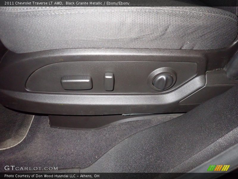 Black Granite Metallic / Ebony/Ebony 2011 Chevrolet Traverse LT AWD