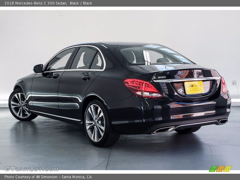 Black / Black 2018 Mercedes-Benz C 300 Sedan