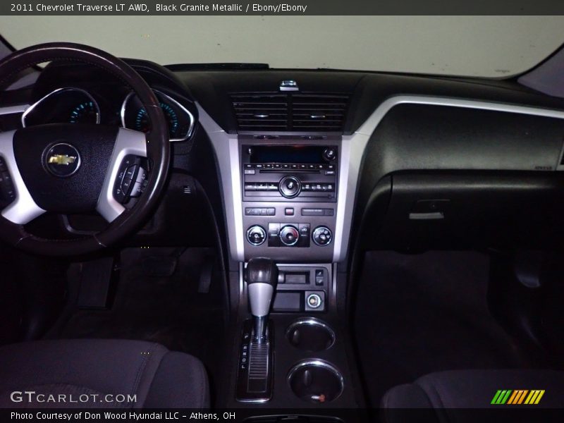 Black Granite Metallic / Ebony/Ebony 2011 Chevrolet Traverse LT AWD