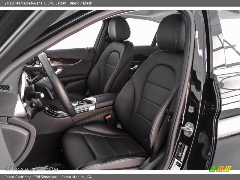 Black / Black 2018 Mercedes-Benz C 300 Sedan