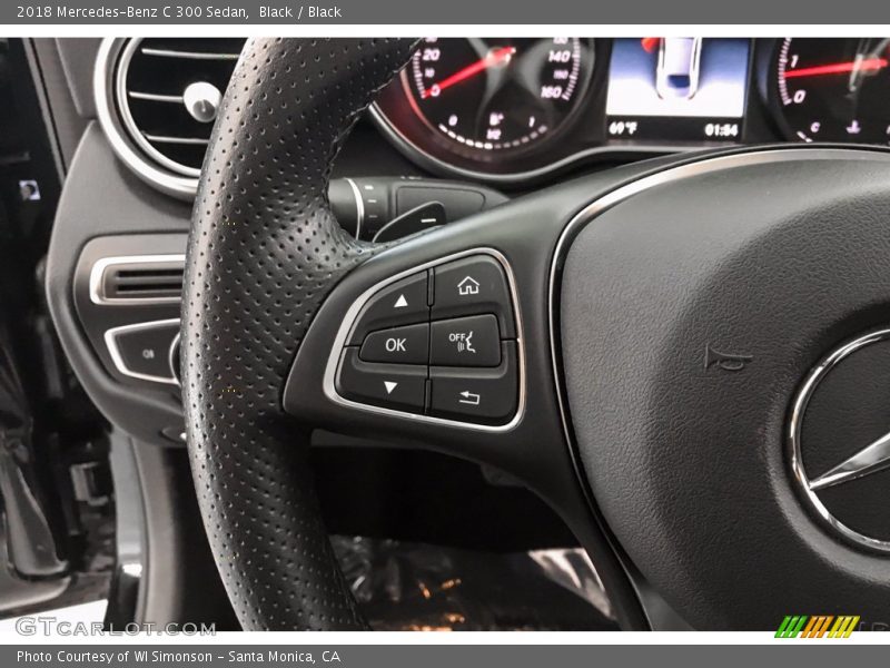 Black / Black 2018 Mercedes-Benz C 300 Sedan