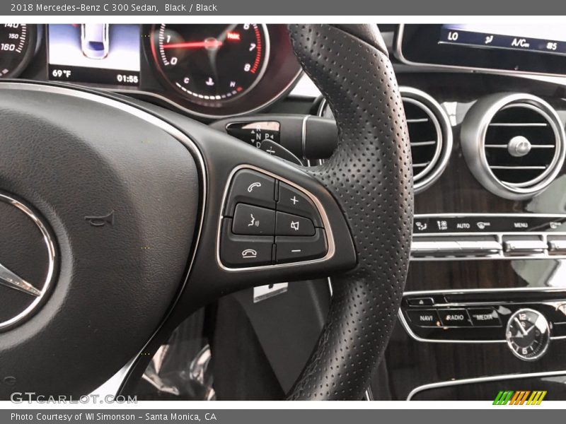 Black / Black 2018 Mercedes-Benz C 300 Sedan