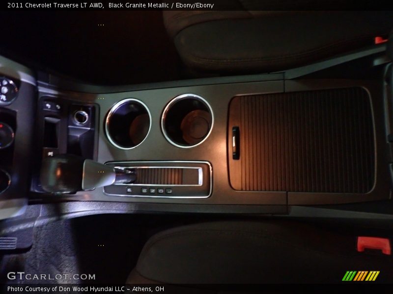 Black Granite Metallic / Ebony/Ebony 2011 Chevrolet Traverse LT AWD