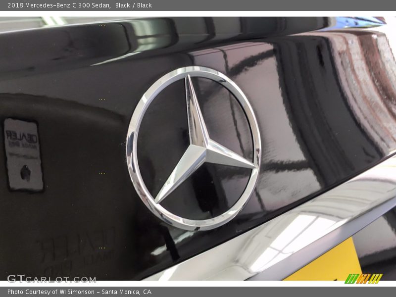 Black / Black 2018 Mercedes-Benz C 300 Sedan