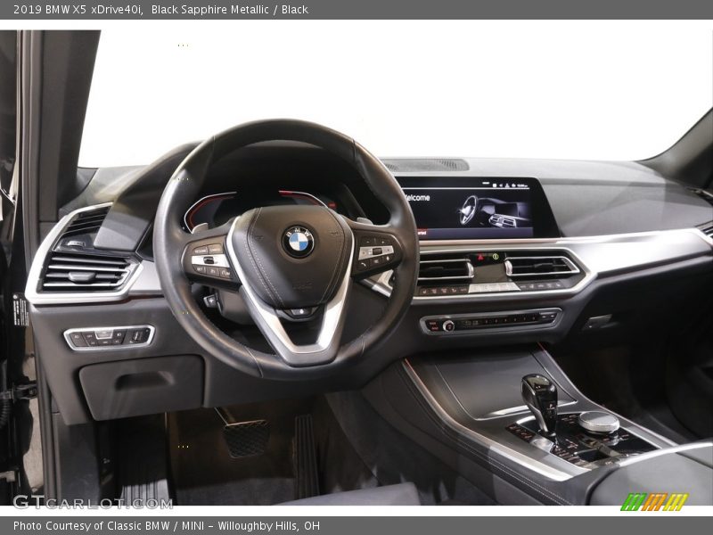 Black Sapphire Metallic / Black 2019 BMW X5 xDrive40i