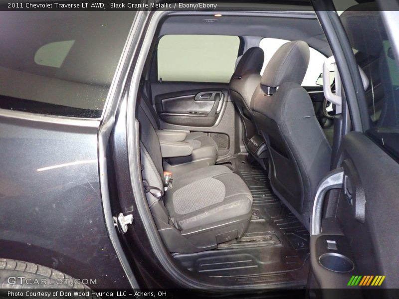 Black Granite Metallic / Ebony/Ebony 2011 Chevrolet Traverse LT AWD