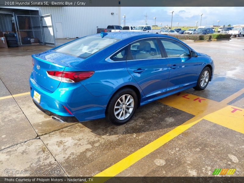 Electric Blue / Gray 2018 Hyundai Sonata SE
