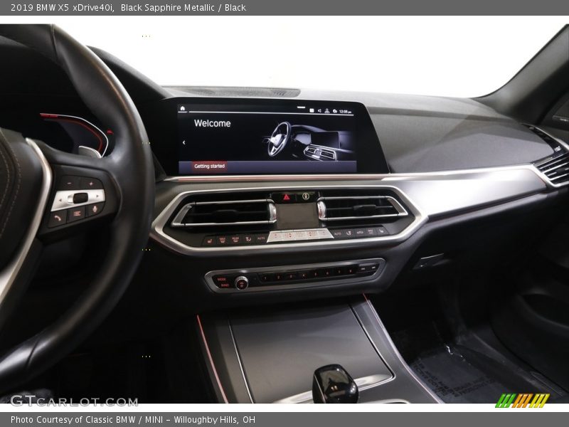 Black Sapphire Metallic / Black 2019 BMW X5 xDrive40i