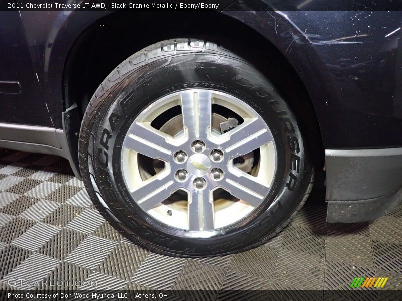 Black Granite Metallic / Ebony/Ebony 2011 Chevrolet Traverse LT AWD