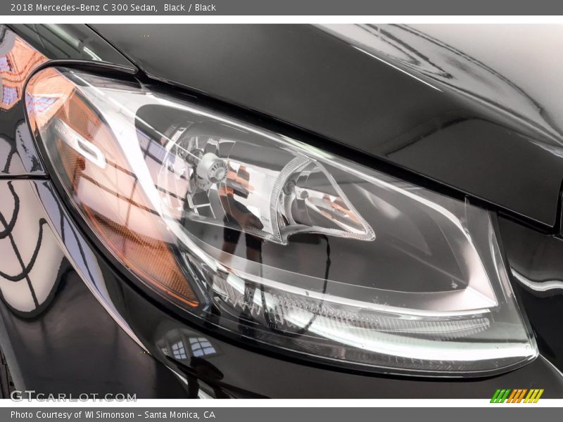 Black / Black 2018 Mercedes-Benz C 300 Sedan