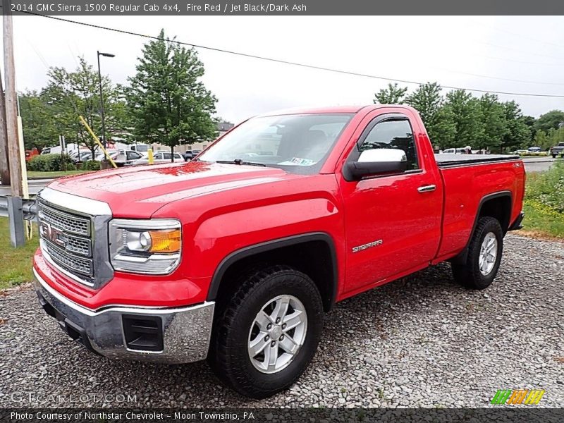 Fire Red / Jet Black/Dark Ash 2014 GMC Sierra 1500 Regular Cab 4x4