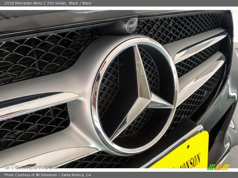 Black / Black 2018 Mercedes-Benz C 300 Sedan