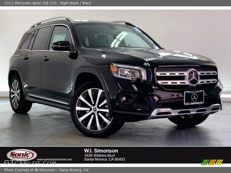 Night Black / Black 2021 Mercedes-Benz GLB 250