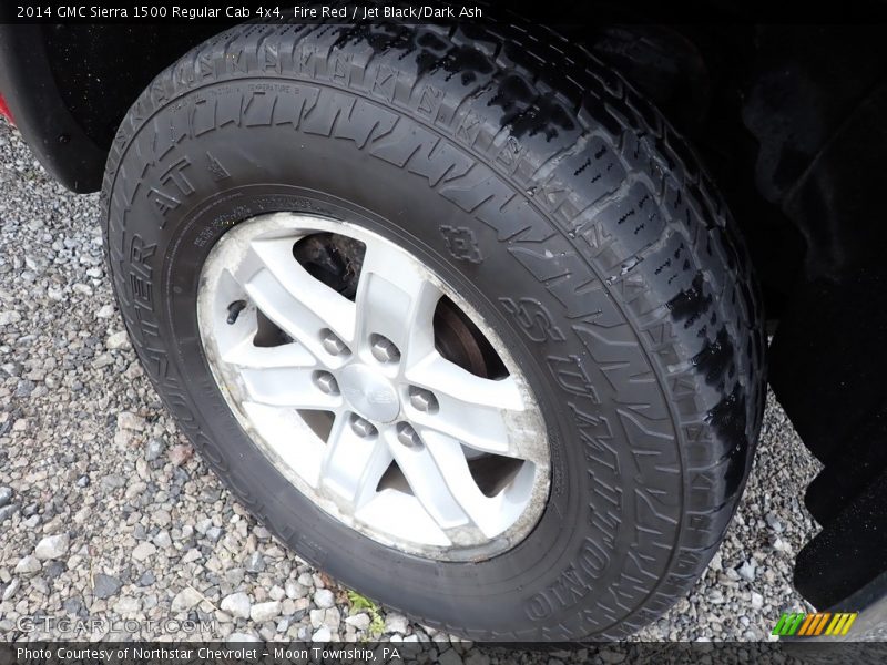 Fire Red / Jet Black/Dark Ash 2014 GMC Sierra 1500 Regular Cab 4x4