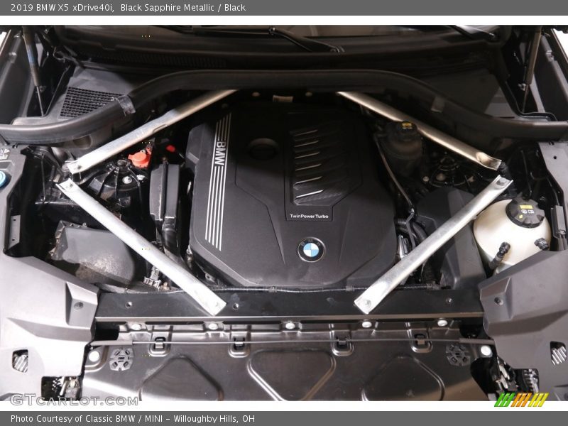 Black Sapphire Metallic / Black 2019 BMW X5 xDrive40i