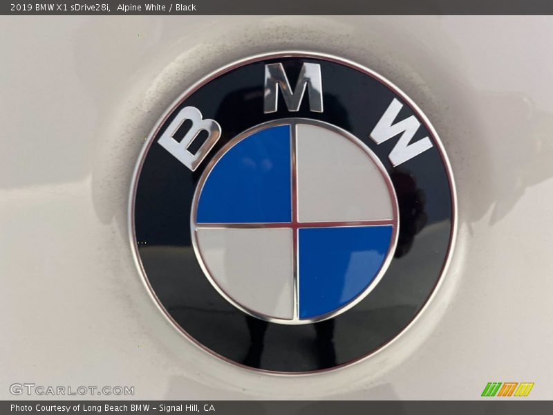 Alpine White / Black 2019 BMW X1 sDrive28i