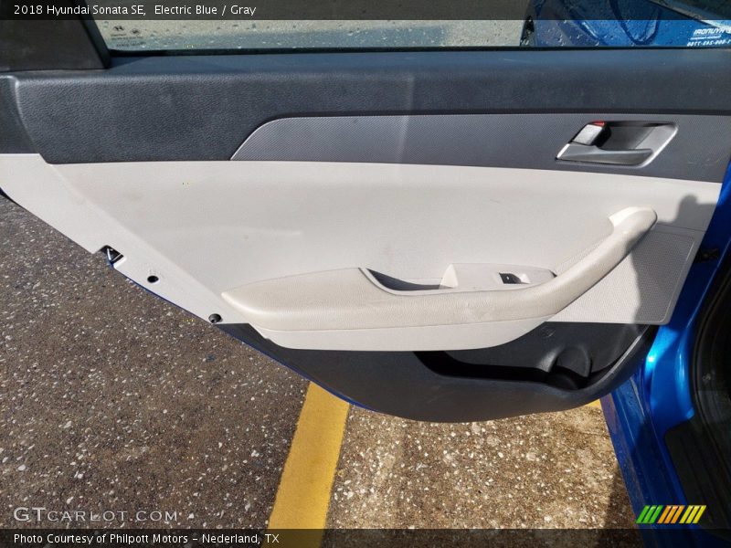 Electric Blue / Gray 2018 Hyundai Sonata SE