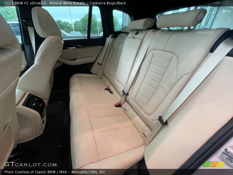 Mineral White Metallic / Canberra Beige/Black 2021 BMW X3 xDrive30i