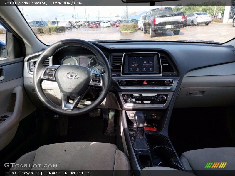 Electric Blue / Gray 2018 Hyundai Sonata SE