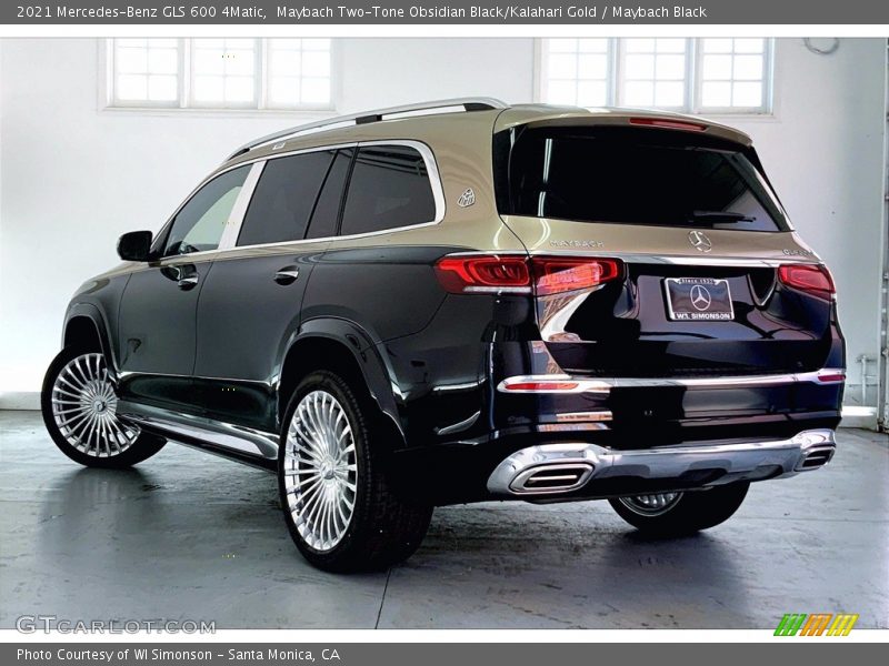 Maybach Two-Tone Obsidian Black/Kalahari Gold / Maybach Black 2021 Mercedes-Benz GLS 600 4Matic