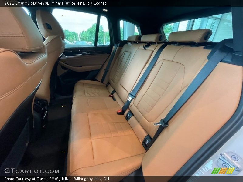 Mineral White Metallic / Cognac 2021 BMW X3 xDrive30i