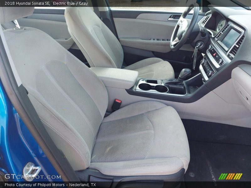 Electric Blue / Gray 2018 Hyundai Sonata SE