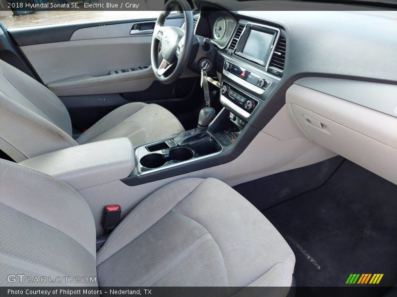Electric Blue / Gray 2018 Hyundai Sonata SE