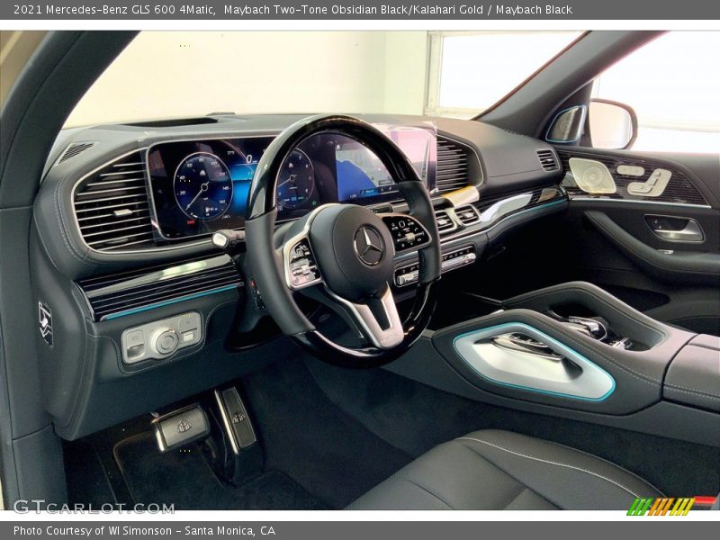 Dashboard of 2021 GLS 600 4Matic