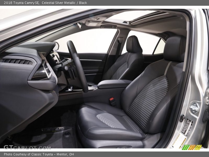 Celestial Silver Metallic / Black 2018 Toyota Camry SE