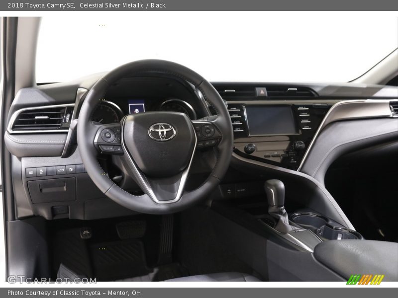 Celestial Silver Metallic / Black 2018 Toyota Camry SE
