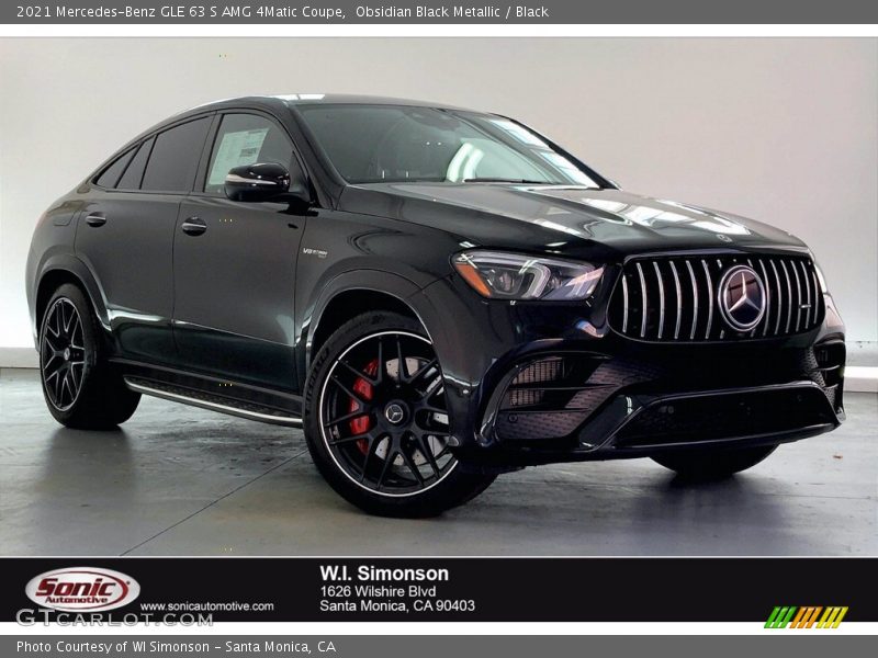 Obsidian Black Metallic / Black 2021 Mercedes-Benz GLE 63 S AMG 4Matic Coupe