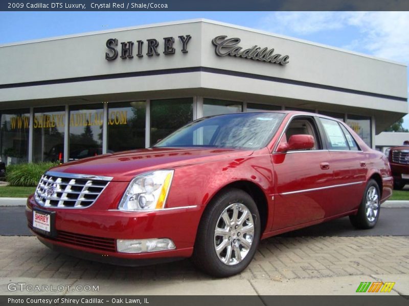Crystal Red / Shale/Cocoa 2009 Cadillac DTS Luxury